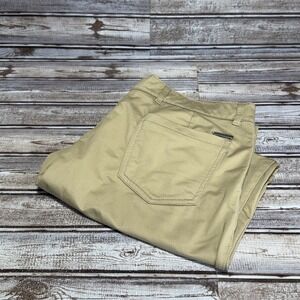 Twillory Performance Pants Mens 34x29 Actual Tailored Fit Khaki Technical Fabric